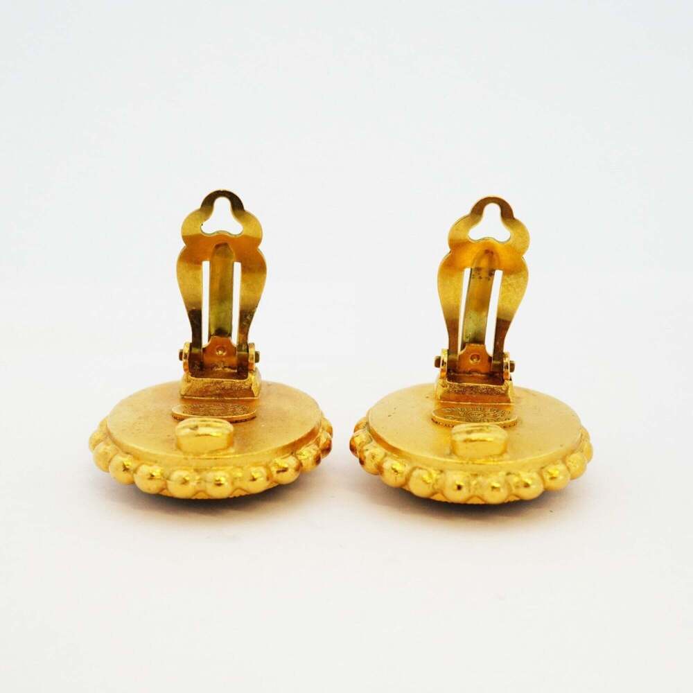 CHANEL Black Logo Earrings - Picture 6 of 6